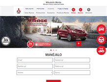 Tablet Screenshot of mitsubishimerida.com.mx